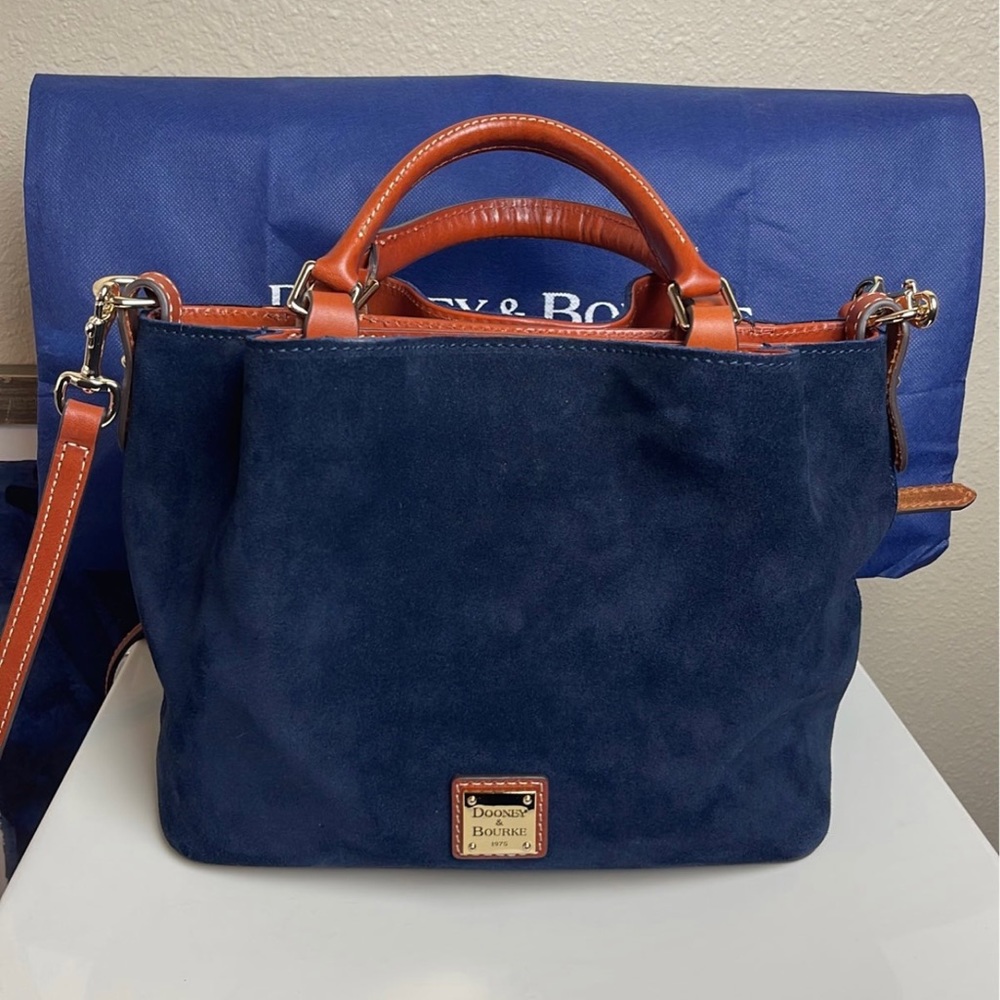 Dooney and Bourke Suede Leather Small Brenna